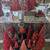 STUNNING 33 Red Christmas Trees Made of Glass / Metal / Fabric & more! 5 thumbnail