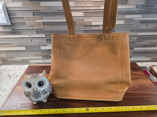 COACH Tote Bag Half Shoulder Vintage Brown 1