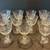 Large 1950s Wine or Claret German Etched Crystal Glasses- Set of 10 2 thumbnail