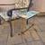 Vintage Wrought Iron/Ceramic Tile Stand. California Style Stand With 2 4 thumbnail