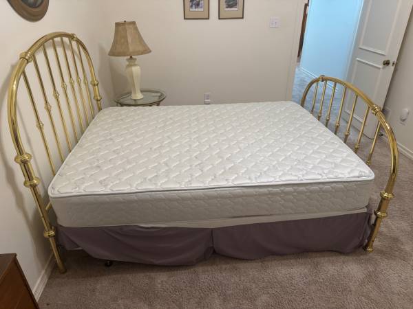 Queen size Brass Bed 1