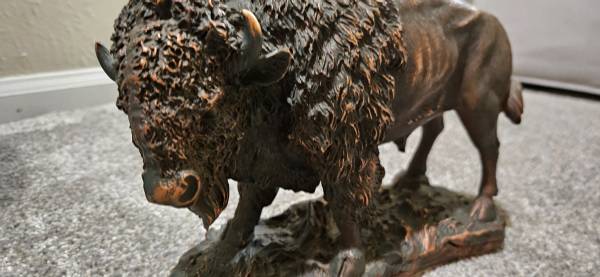Buffalo statue 1