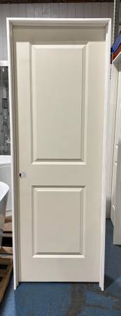 New 28" 2 Panel RH Inswing Prehung Interior Door 1