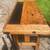 Vintage 5-drawer Carpenter Table serving buffet sideboard 4 thumbnail