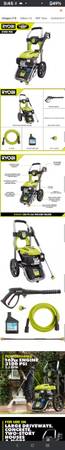 RYOBI
3100 PSI 2.3 GPM Cold Water Gas Pressure Washer with Honda CV167 Engine 1