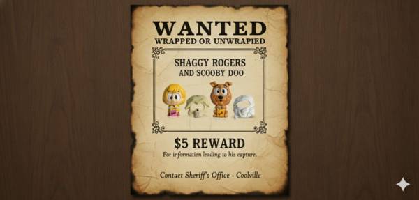 Wanted bk toys.  Scooby and shaggy 1