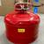 Justrite 2.5 Gallon Type II Red Safety Gas Can for Gasoline - LIKE NEW 4 thumbnail
