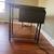 Brown desk with storage and outlet 5 thumbnail