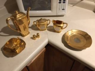 GOLD PLATED TEA SET 1