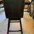 Dark Solid Wood Counter Height Rounded Triangle Dining Table 52.5Lx52. 4 thumbnail