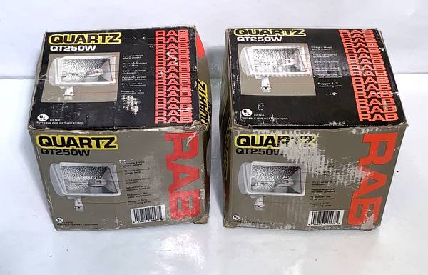 Lighting: Fixture RAB QT250 QUARTZ Floodlight (New in box - Old Stock) 1
