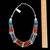 Beaded Turquoise, Lapis, Coral Necklace Tibet 2 thumbnail