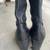 STEVEN by STEVE MADDEN TALL BLACK LEATHER BOOTS Sz 7 / 7.5 4 thumbnail