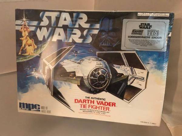 DARTH VADER'S TIE-FIGHTER MODEL KIT VINTAGE COMMEMORATIVE EDITION 1