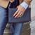 Gigi New York Hand Made Leather Python Bag Navy 8 thumbnail