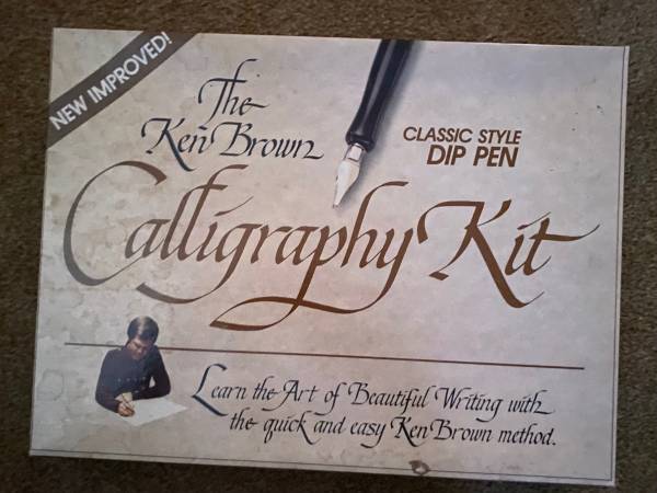 TIM BROWN CALLIGRAPHY KIT NEW 1