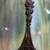 Vintage Marbled Slag Glass Hanging Victorian Style Light 4 thumbnail
