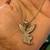 Sterling Silver Necklace with Big PlayBoy Bunny Pendant 3 thumbnail