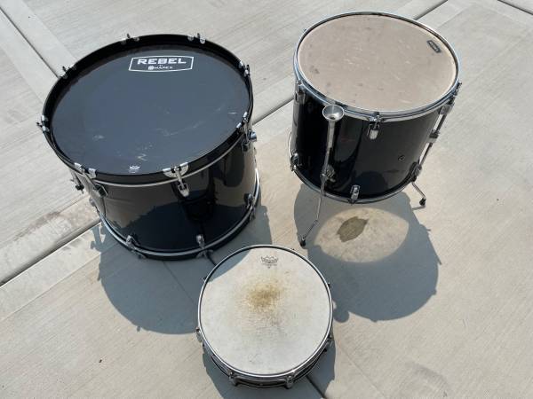 Rebel by Mapex 2 Piece Drum Set and 1 Remco Drum 1