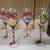 Block Hand Painted Glassware 12 Days of Christmas Water/Wine Goblets 5 thumbnail