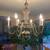 6 Light Metal Wood Rustic Chandelier with Shades 7 thumbnail