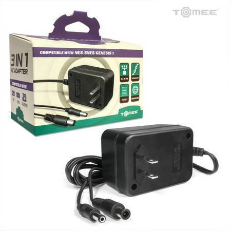 Genesis/ SNES/ SFC / NES 3-in-1 Universal AC Power Adapter - Brand New 1