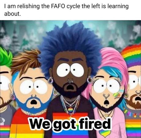you can speak.... but we can fire you for your miserable hate (fn grow up childish diaper rash shit stains)64054492302467120