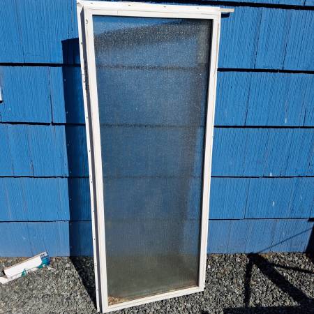 Vinyl Window 24x60 Picture Obscured Glass 1