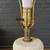 Pair of Mid-Century Modern Gesso & Brass Accent Table Lamps, c.1960’s 7 thumbnail