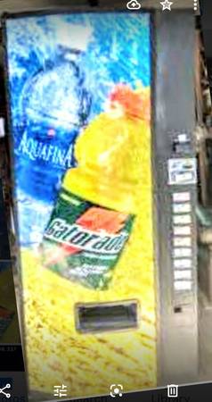 Dixie Narco Cold Drink Soda Vending Machine 9-Bottle 1