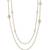 Vera Bradley Women's Signature Double Layer Station Necklace Gold Tone 4 thumbnail