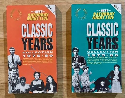 The Best of Saturday Night Live Classic Years Vol 1 & 2 - Set of 2 VHS 1