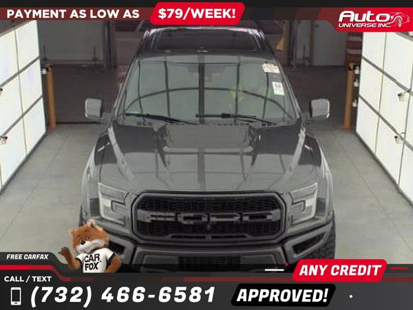2018 Ford F150 F 150 F-150 Raptor SuperCrew caja de 5.5 - $35,995 (todos los precios anunciados son enganches)63476943657985121