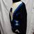 Clothes on Fire Black/White/Blue Geometric Turtleneck Sweater - Size M 8 thumbnail
