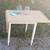 IKEA Drop-leaf Table Oak Veneer White Metal Legs Retails $299 2 thumbnail