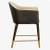 MODERN BI-COLOR BARRELBACK ACCENT CHAIR - ALLNU 2 thumbnail