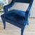 TOV Tiffany Navy Velvet Dining Chairs 2 thumbnail