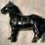 Vintage Black Cast Iron Figural Pony Penny Coin Bank 3 thumbnail