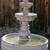 CEMENT FOUNTAIN  THREE TIER  LIKE NEW  NO LEAKS   STRONG ELECTRIC PUMP 1 thumbnail