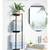 Towel Racks for Bathroom, 2 Tier Wall Towel Holder with Wood Shelf 2 thumbnail