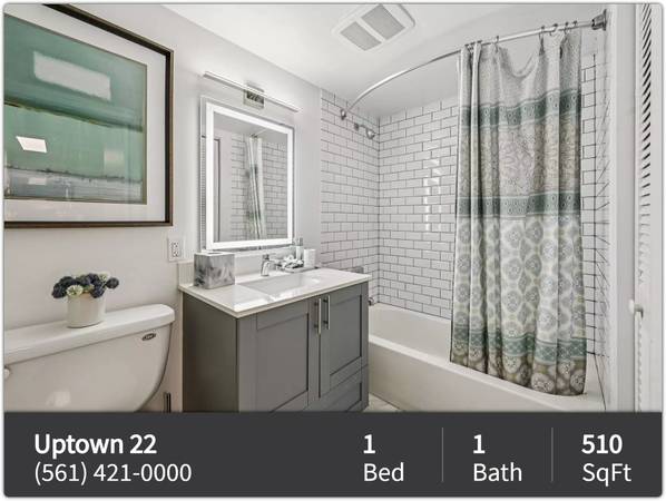 $1,550 / 1br - 510ft2 - Cuddle with your pets in our cozy 1 Bed / 1 Bath. Visit today! (West Palm Beach)63825138344705120