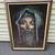Mid Century Black Velvet Painting Hooded Man Marked EARP 1966 New Orleans  32 x 1 thumbnail