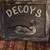 Hand Painted Wooden Duck Decoy Sign 1 thumbnail