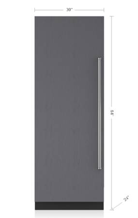 *Open Box* Sub-Zero 30” Built-in Panel Ready All Refrigerator Column 1