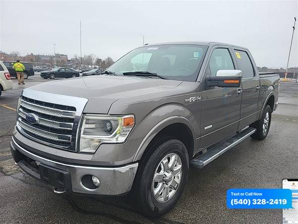 2013 FORD F-150 F150 F 150 LARIAT 4WD SUPERCREW - Call/Text 540-328-2419 1
