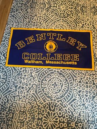 College Swag - Bentley College Cloth Banner 1