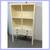 Chinoiserie Zen Ivory Finish Bookcase 2 thumbnail