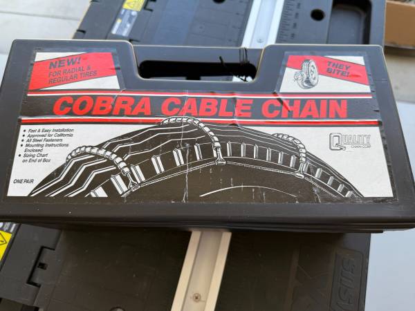 Quality Chain Cobra Cable Snow Chains – 1046 – Like New 1