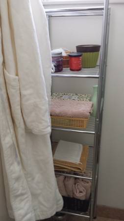 6 SHELF TOWEL TOWER Rack Steel Organizer 1