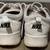 Women's 8-8.5 Athletic Shoes, Black Sock Fit, NIKE White Gray Sneakers 10 thumbnail
